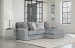 Glacier - 2 Piece Sofa Chaise (LSF Loveseat / RSF Chaise) - Shark