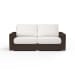 Montecito - Loveseat, With Self Welt - Canvas Flax / Dark Brown