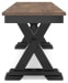 Wildenauer - Large Dining Room Bench - Brown / Black