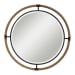 Melville - Coastal Round Mirror - Gold