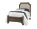 Bungalow Twin Uph Storage Bed Finish Shown - Folkstone(Driftwood)