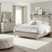Ivy Hollow - 3 Piece Bedroom Set (California King Mantle Bed, Dresser & Mirror) - White