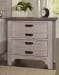 Bungalow - 2-Drawer Nightstand - Dover Grey Two Tone