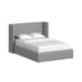 Angeline - Complete Full Non-Storage Bed - Gray Fabric