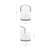 Rossi - Swivel Dining Chair - Cream / White