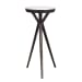 Tilton - Marble Accent Table - Black / White