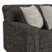 Tully - Loveseat With 4 Pillows - Galactic Charcoal