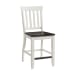 Kayla - 5 Piece Counter Height Dining Set, Table & Four Chairs - Gray / White