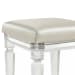 Twenty Nine - Vanity Stool With Acrylic Leg - White