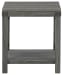 Freedan - Grayish Brown - Square End Table