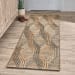 Natural Fiber - 2.6' x 8' Sylmar Rug - Natural/Mineral Blue