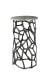Sebastian - Tall End Table - Gray / Black