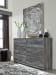 Baystorm - Gray - King Panel Bed With 4 Storage Drawers - 10 Pc. - Dresser, Mirror, Chest, King Bed, 2 Nightstands