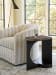 Zanzibar - Novella Side Table - Dark Brown / Black