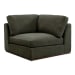 Rue - Corner Chair - Deep Green