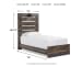 Drystan - Twin Panel Bed - Brown / Beige