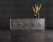 Melange - Keenan 5-Door Credenza - Dark Brown