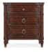 Charleston - Three-Drawer Nightstand - Dark Brown