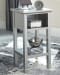 Marnville - Silver Finish - Accent Table