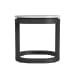 Malibu - End Table - Black / White