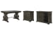 Bellamy - Writing Desk With Lateral File Cabinet And Printer Stand - Peppercorn