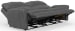 Fredda - Italian Leather Match Power Zero Gravity Reclining Sofa With Power Adjustable Headrest - Anthracite
