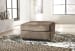 Graftin - Teak - 4 Pc. - Right Arm Facing Corner Chaise 3 Pc Sectional, Ottoman