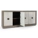 Denver - Solid Wood 4 Drawers Cabinet - Gray