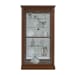 PFC Curios - Lighted Sliding Door 5 Shelf Curio Cabinet - Cherry Brown