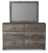 Ralinksi - Dresser, Mirror - Gray