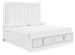 Chalanna - White - California King Upholstered Storage Bed