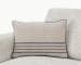 Newport - 14" x 20" Pillow - Natural / Navy