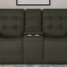 Iris - Power Reclining Loveseat With Console & Power Headrests - Charcoal