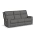 Score - Power Reclining Sofa With Power Headrests & Lumbar - Dark Gray