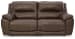 Dunleith - Chocolate - 2-Piece Power Reclining Loveseat