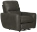 Dorian - Power Wall Hugger Recliner - Charcoal