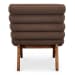 Arlo - Performance Fabric Accent Chair - Deep Brown