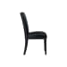 Meridian - Faux Leather Side Chair (Set of 2) - Black