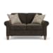Moxy - Fabric Loveseat - Dark Brown