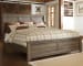 Juararo - California King Panel Bed - Dark Brown