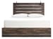 Drystan - King Panel Bed With 4 Side Drawers - Brown / Beige