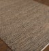Tobais - 5 X 8 Rescued Leather & Fabric Rug - Light Brown