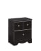 Shay - Almost Black - 9 Pc. - Dresser, Mirror, Queen Poster Bed with 2 Storage Drawers, 2 Nightstands