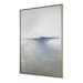 Above The Waterline - Abstract Painting - Blue / Gray / White