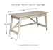 Carynhurst - Whitewash - 2 Pc. - Large Leg Desk, Baldridge Swivel Chair