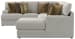 Tori - 3 Piece Sectional With Comfort Coil Seating And 9 Included Accent Pillows (Right Side Facing Chaise) - Birch