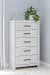 Cayboni - Five Drawer Chest - Whitewash