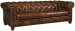 Chester - Stationary Sofa - Dark Brown