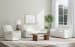 Alister - Power Gliding Loveseat With Console, Power Headrests & Lumbar - Porcelain