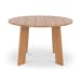 Delta - Round Outdoor Dining Table - Natural